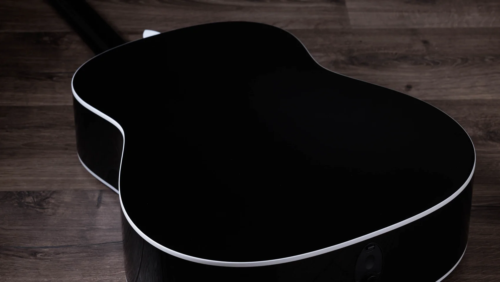 217e-BLK PlusBig Leaf Mapleアコースティック エレクトリック ギター